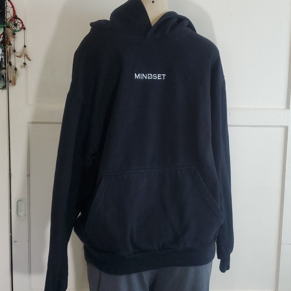 MINDSET Essentials Embroidered Hoodie Size L
